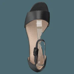 Clarks Deva Mae Black Leather