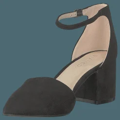 Bianco Divided D'orsay Pump 101 - Black 1