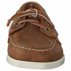 Sebago Docksides Brown Oiled Waxy Lea