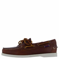 Sebago Docksides Portland Waxed W Brown