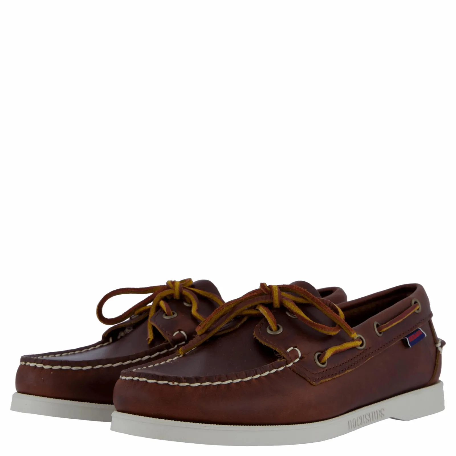 Sebago Docksides Portland Waxed W Brown