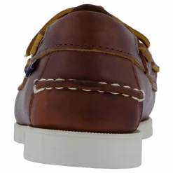 Sebago Docksides Portland Waxed W Brown