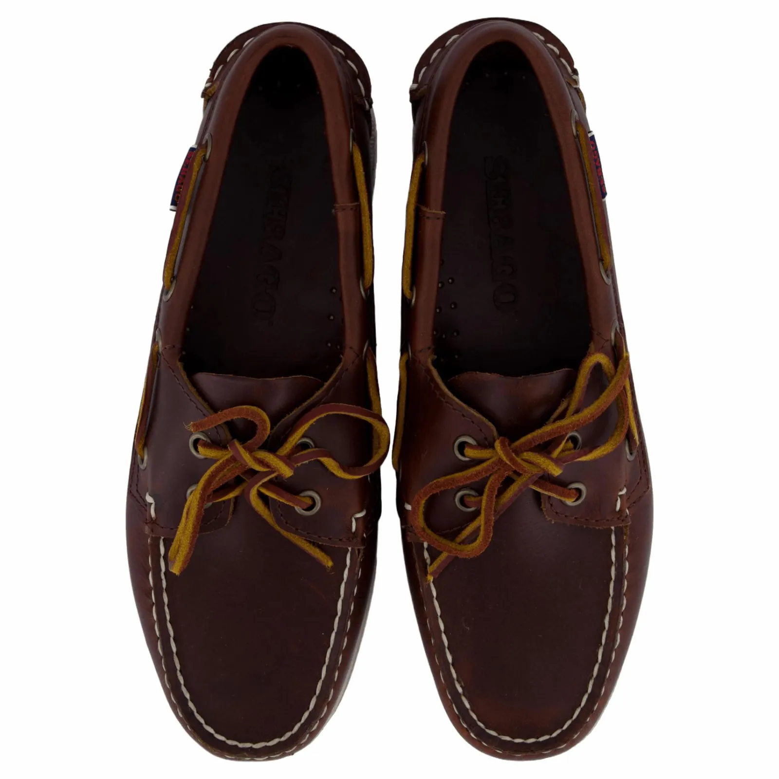 Sebago Docksides Portland Waxed W Brown