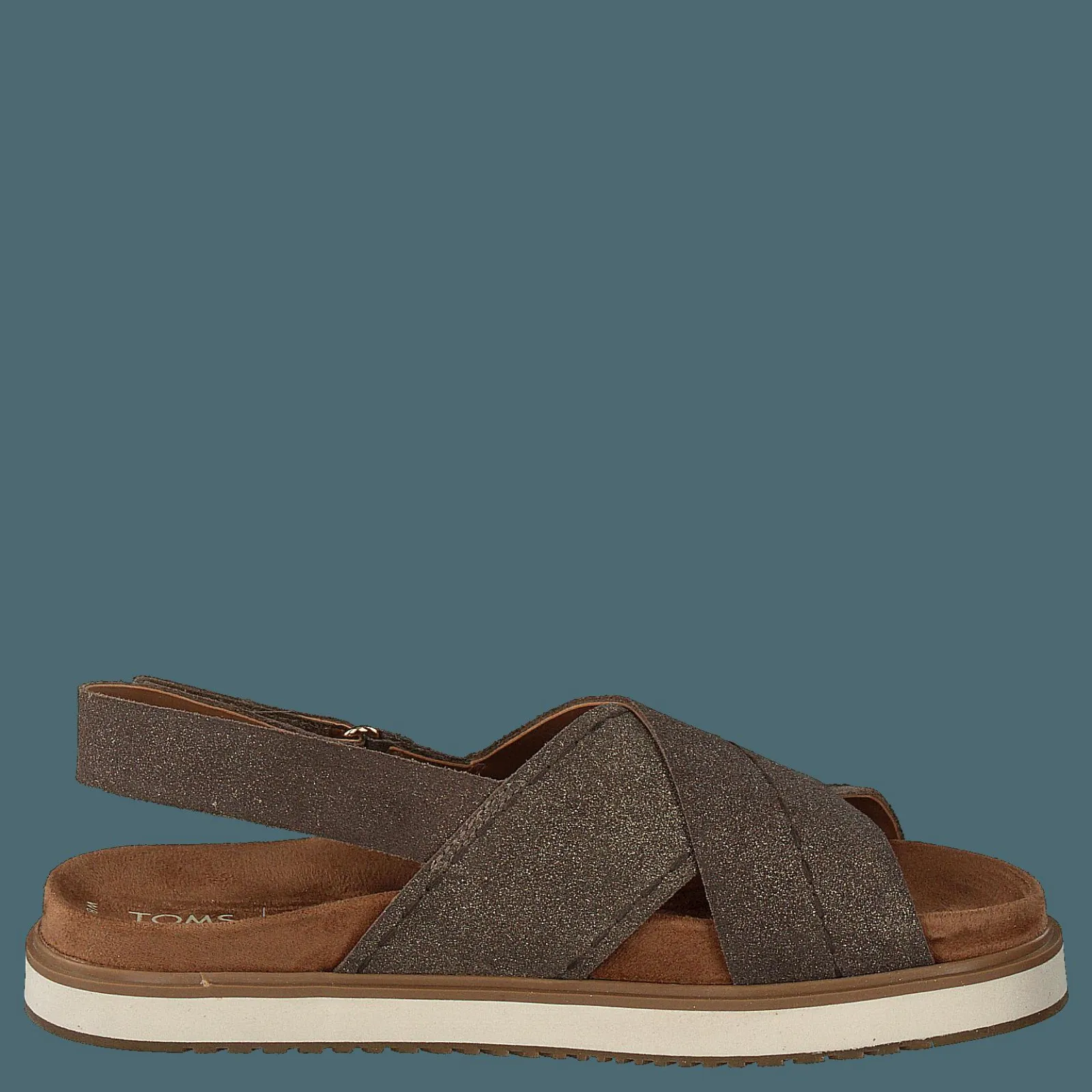 Toms Dusty Gold Star Suede Brown Metallic