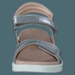 Barn ECCO Flora Silver Iridescent