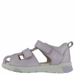 Barn ECCO Mini Stride Sandal Violet Ice Metallic