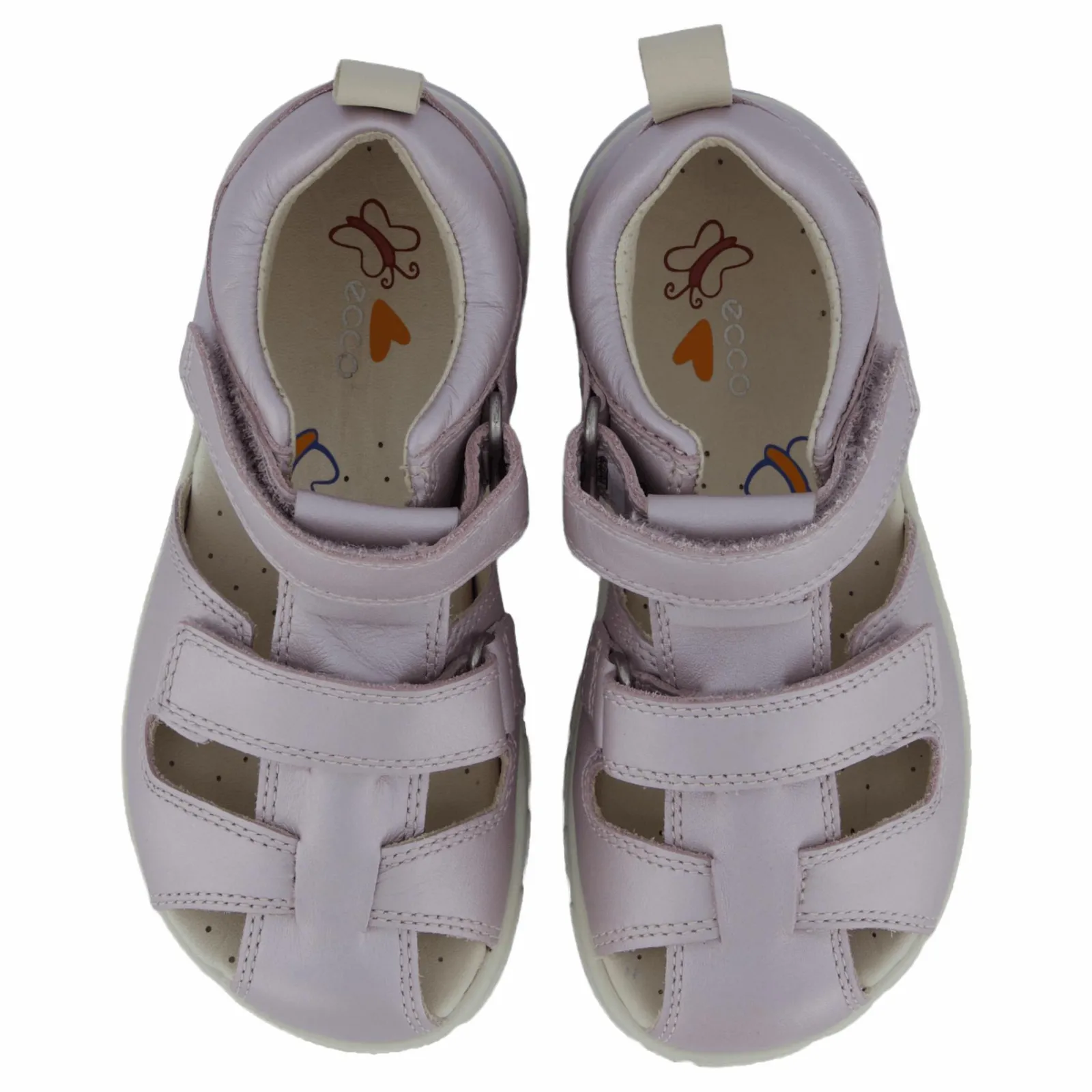 Barn ECCO Mini Stride Sandal Violet Ice Metallic