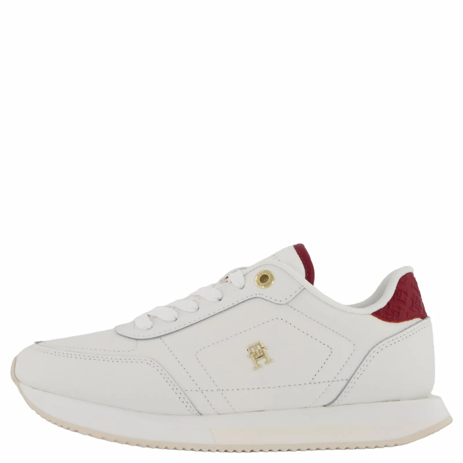 Tommy Hilfiger Elevated Essent Runner Monogra Ancient White