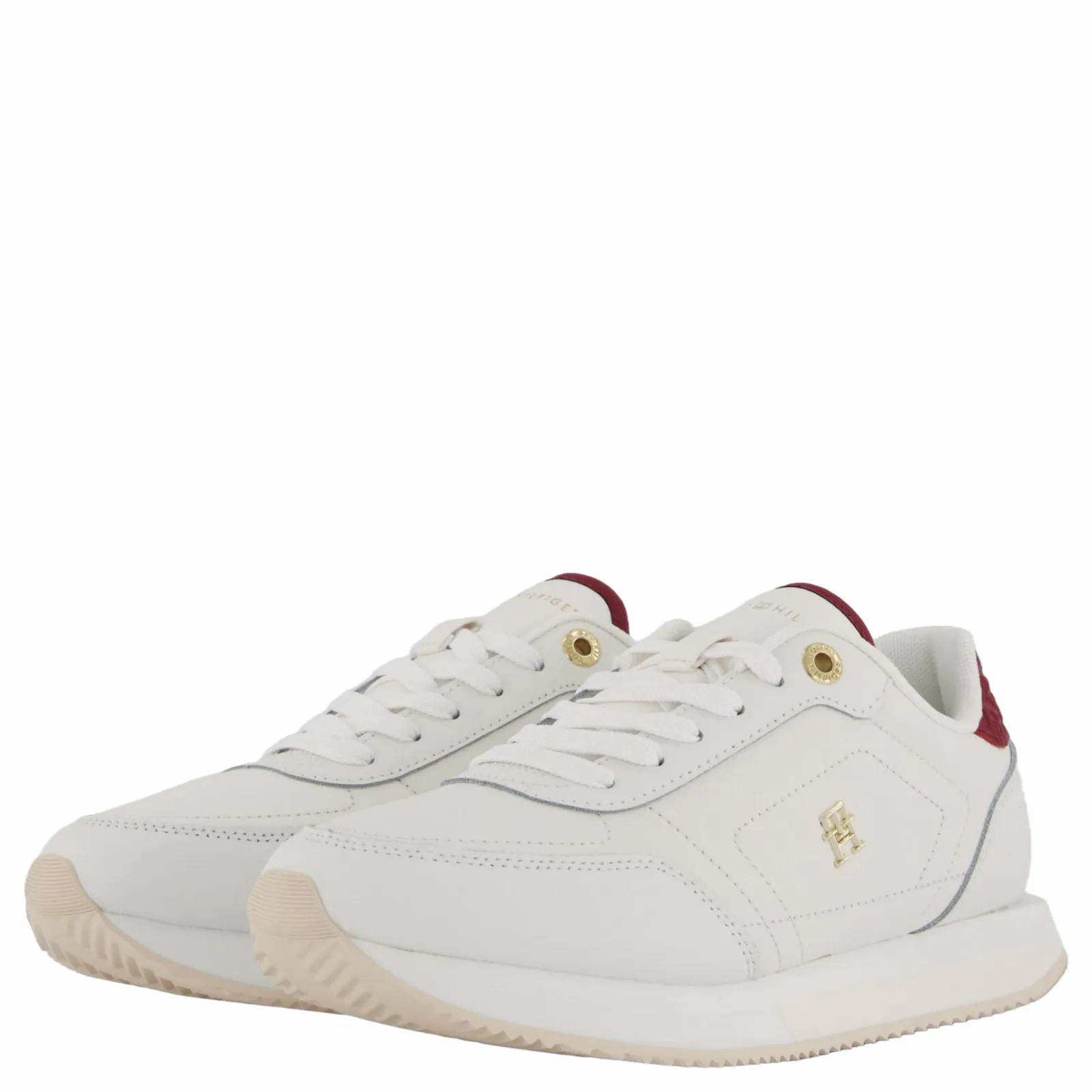 Tommy Hilfiger Elevated Essent Runner Monogra Ancient White