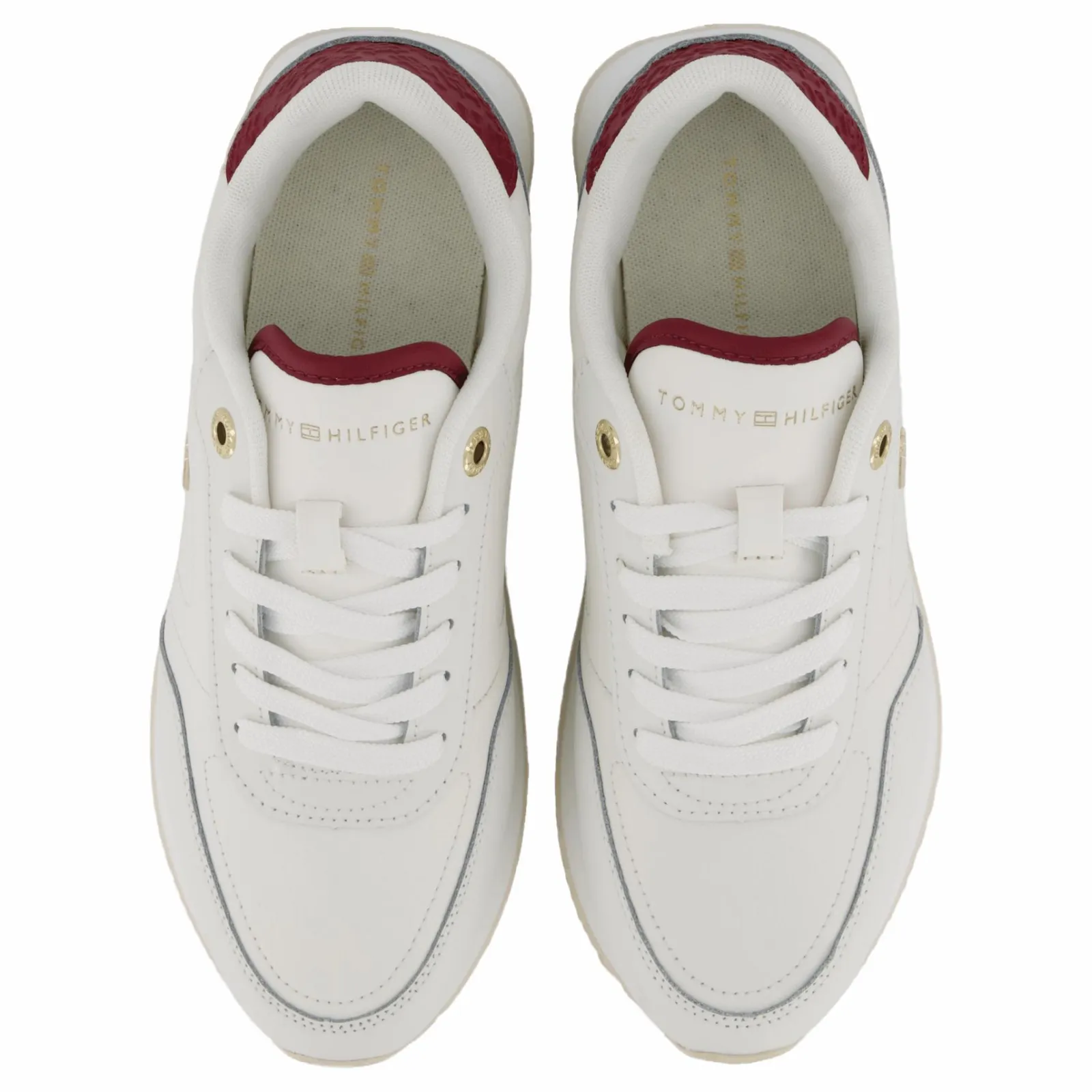 Tommy Hilfiger Elevated Essent Runner Monogra Ancient White