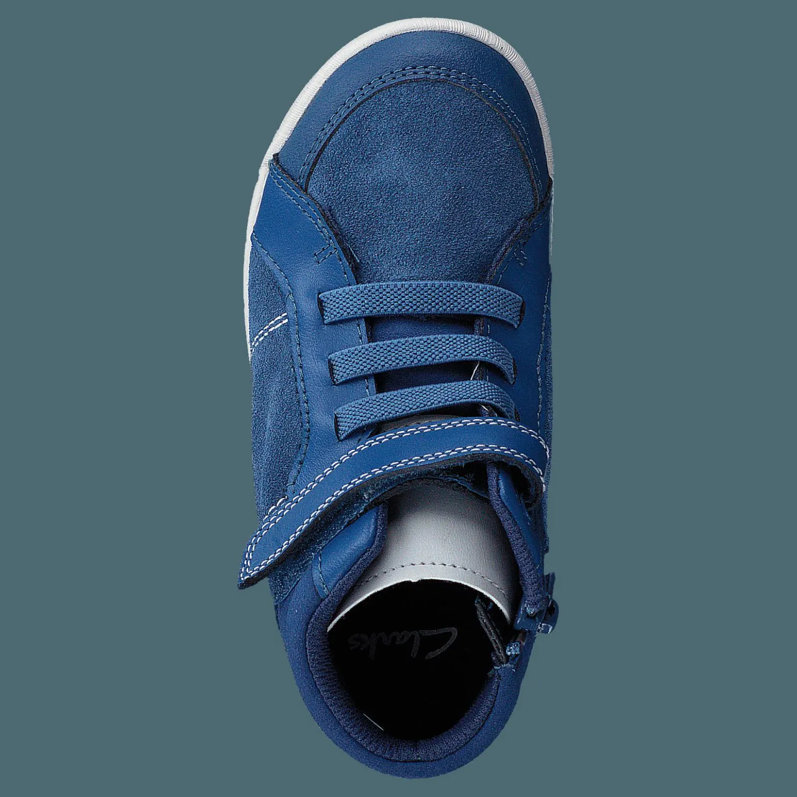 Barn Clarks Emery Beat T Blue Suede