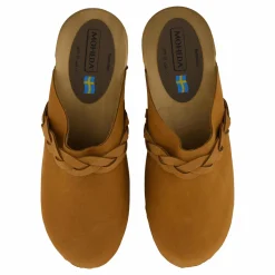 Mohedatoffeln Emmy Nubuck Cognac