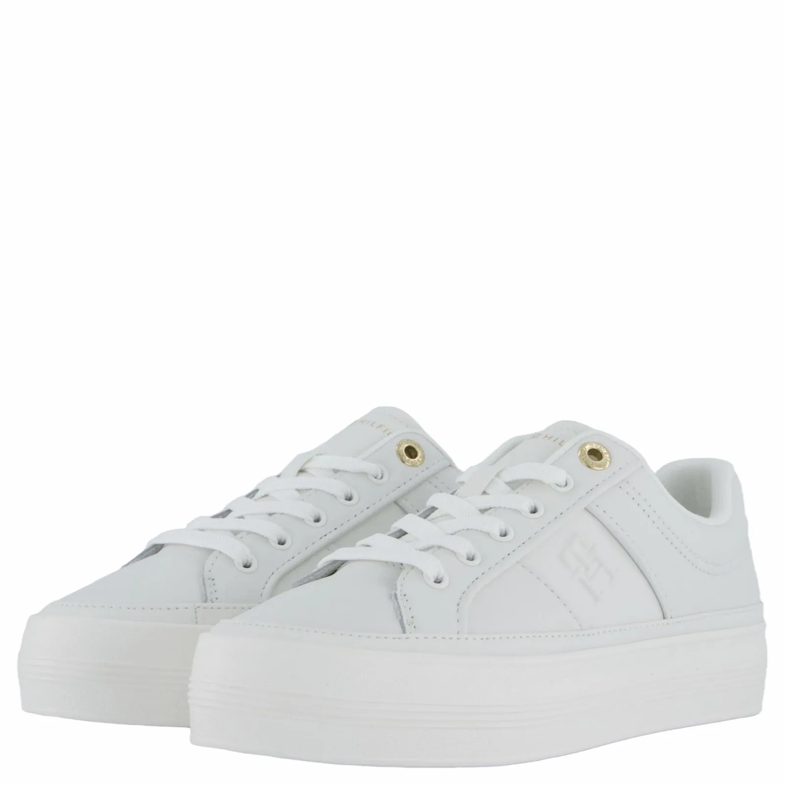 Tommy Hilfiger Essential Vulc Sneaker Monogra Ecru