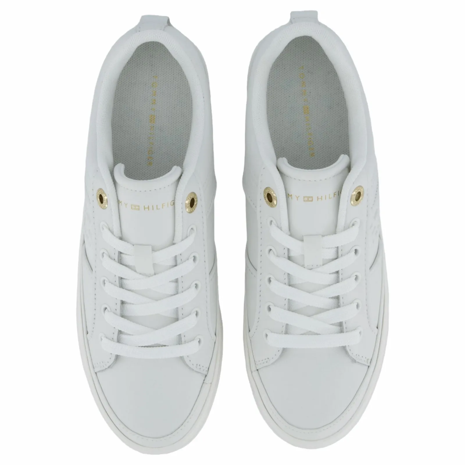 Tommy Hilfiger Essential Vulc Sneaker Monogra Ecru