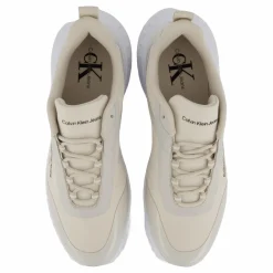 Calvin Klein Eva Runner Low Lace Mix Ml Wn Eggshell/creamy White