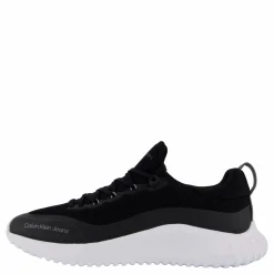 Calvin Klein Eva Runner Sock Low Knit Mtr Black/white/ Charcoal Grey
