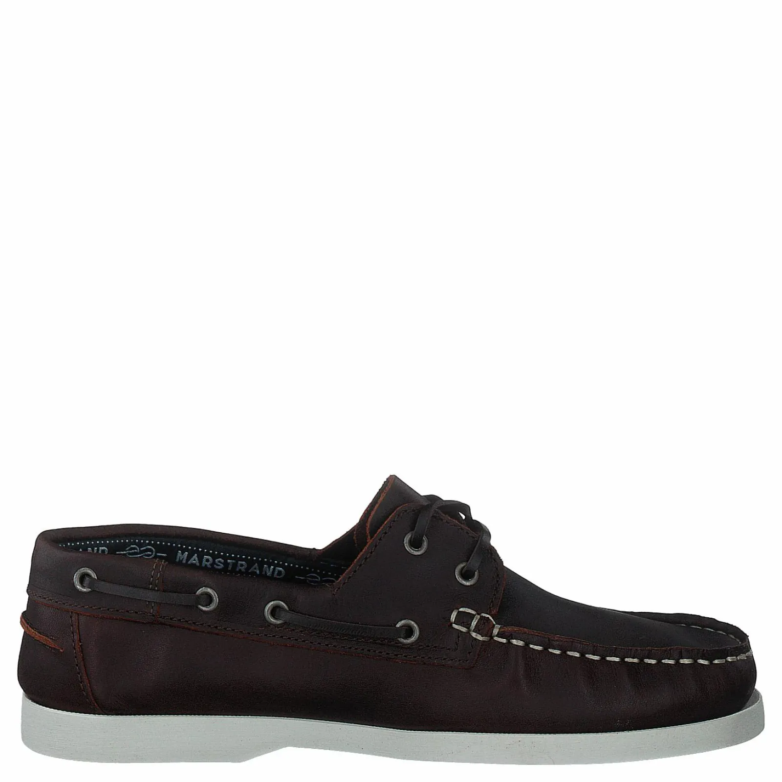 Marstrand 2-eye Lth Dark Brown/crazy