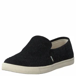Toms Felt Wm Clmt Slipon Black