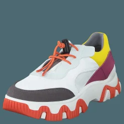 Fly London Fian634fly Multi-offwhite-yellow-fuchia