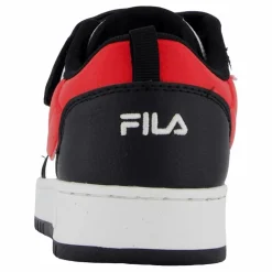 Barn Fila Rega Nf Velcro Kids Black- Red