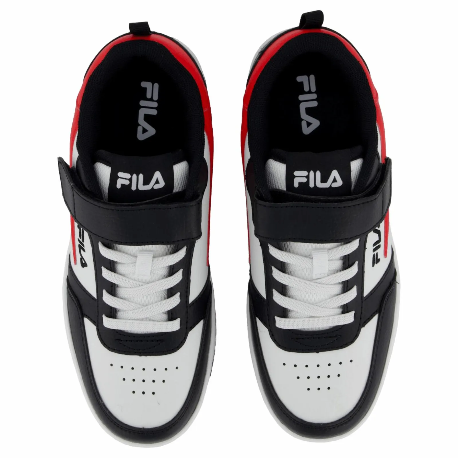 Barn Fila Rega Nf Velcro Kids Black- Red