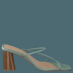 NA-KD Fine Strappy Block Heel Pastel Green