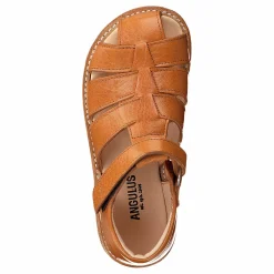 Barn Angulus Fisherman Sandal With Velcro Cognac