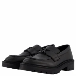 Calvin Klein Flatform Loafer Hw Mg Lth Triple Black