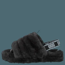 Barn UGG Fluff Yeah Slide Charcoal