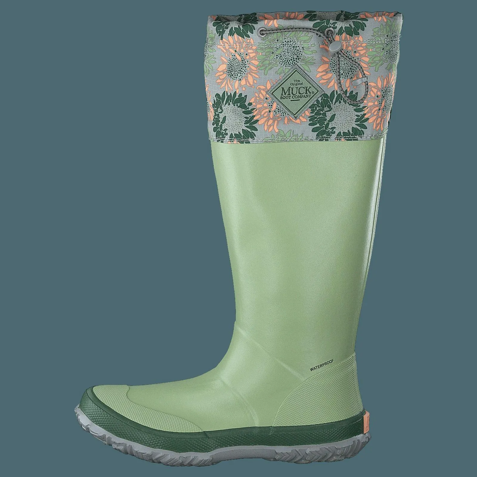 Muckboot Forager Tall Green/flower
