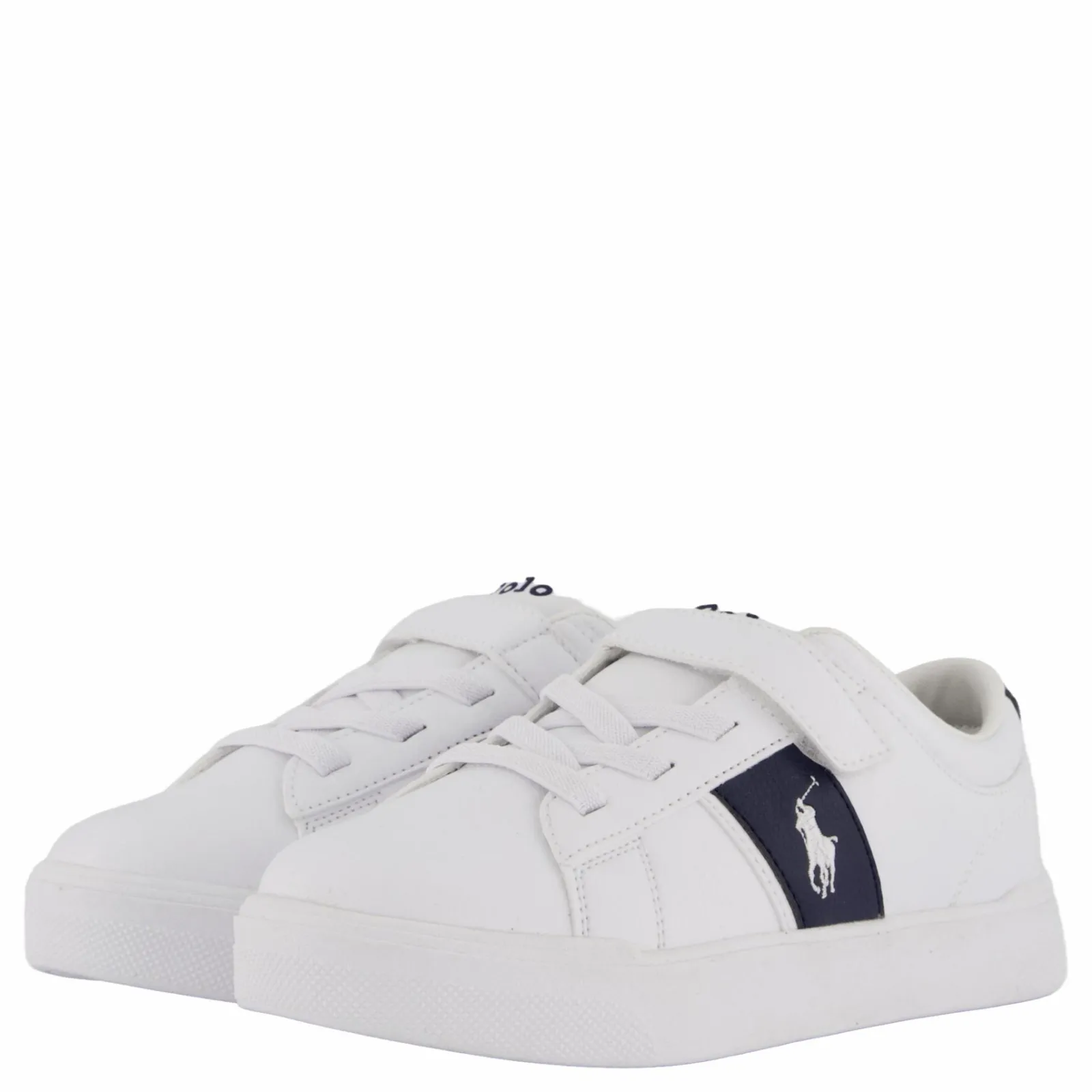 Barn Ralph Lauren Junior Frazier Ps C-white Tumbled/ Navy/ Navy Pp