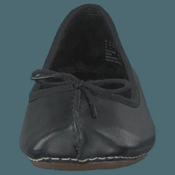 Clarks Freckle Ice Black Leather