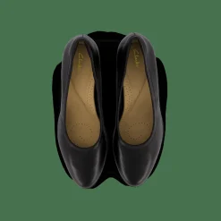 Clarks Freva55 Court Black Leather