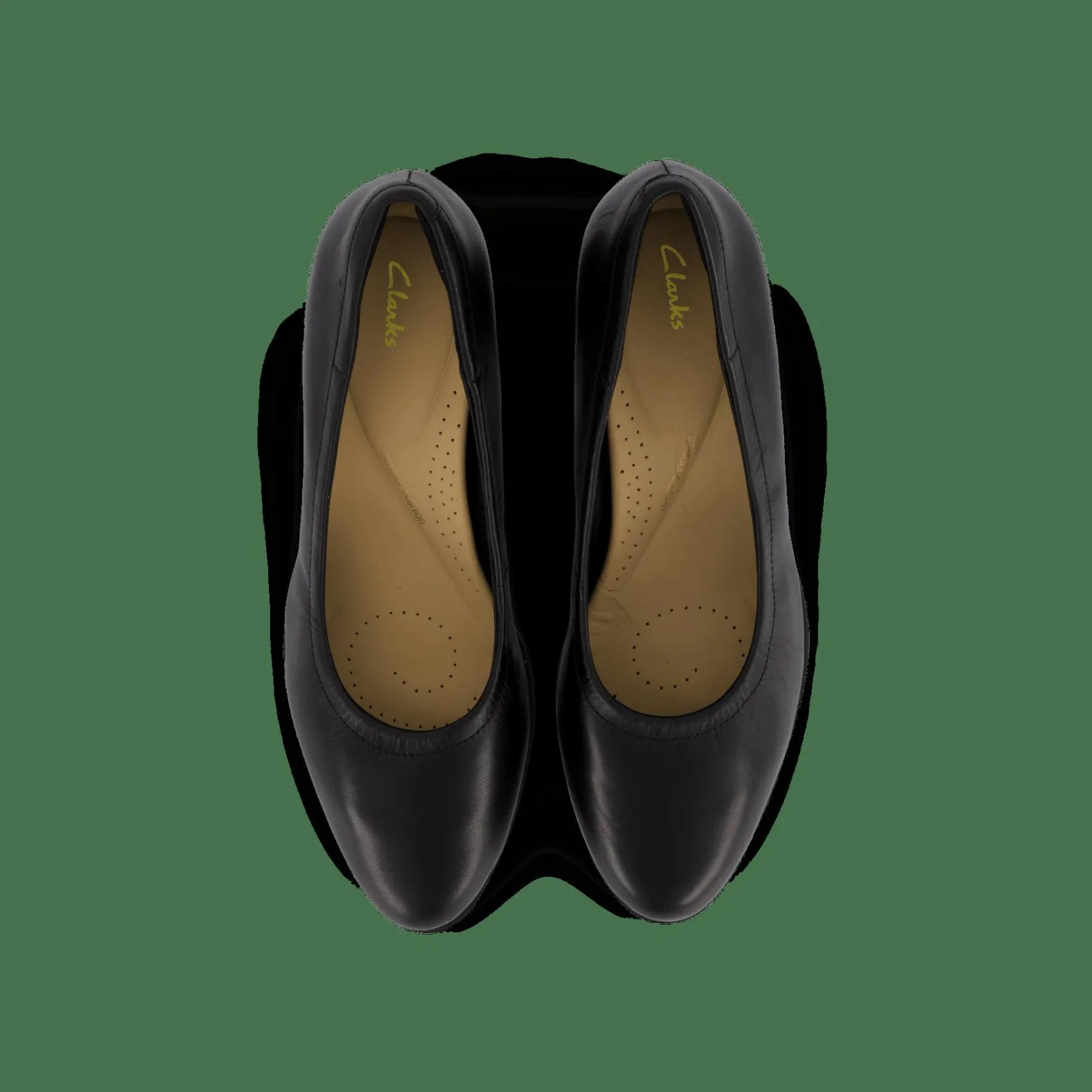 Clarks Freva55 Court Black Leather