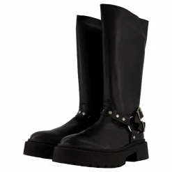 Steve Madden Gayet Boots Black Leather