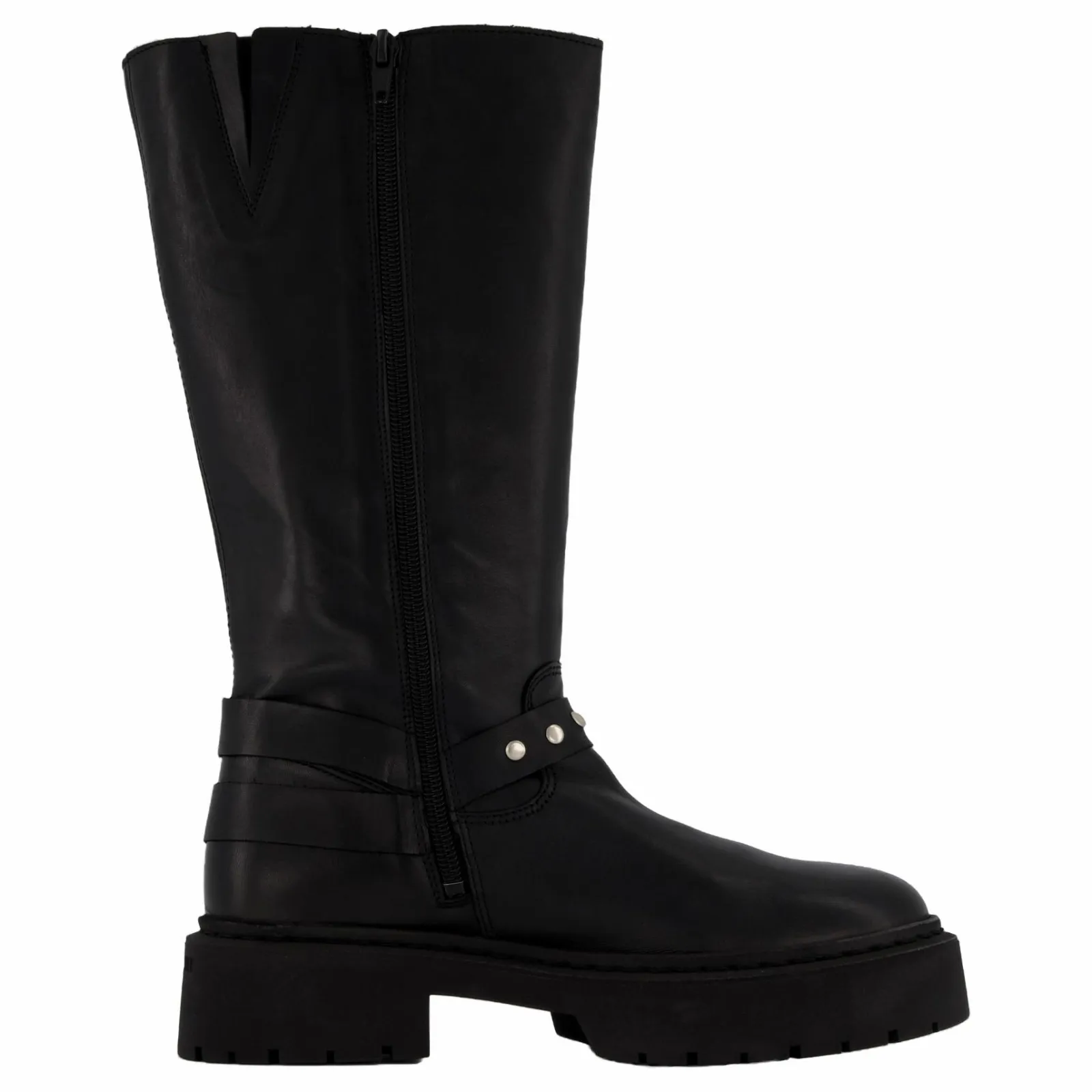 Steve Madden Gayet Boots Black Leather