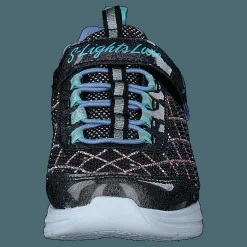 Barn Skechers Girls S-lights Glimmer Kicks - Bklb