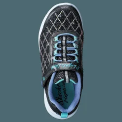 Barn Skechers Girls S-lights Glimmer Kicks - Bklb