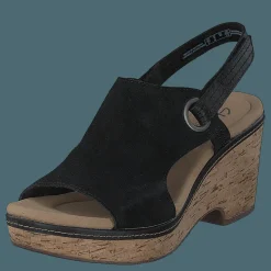 Clarks Giselle Sea Black Sde