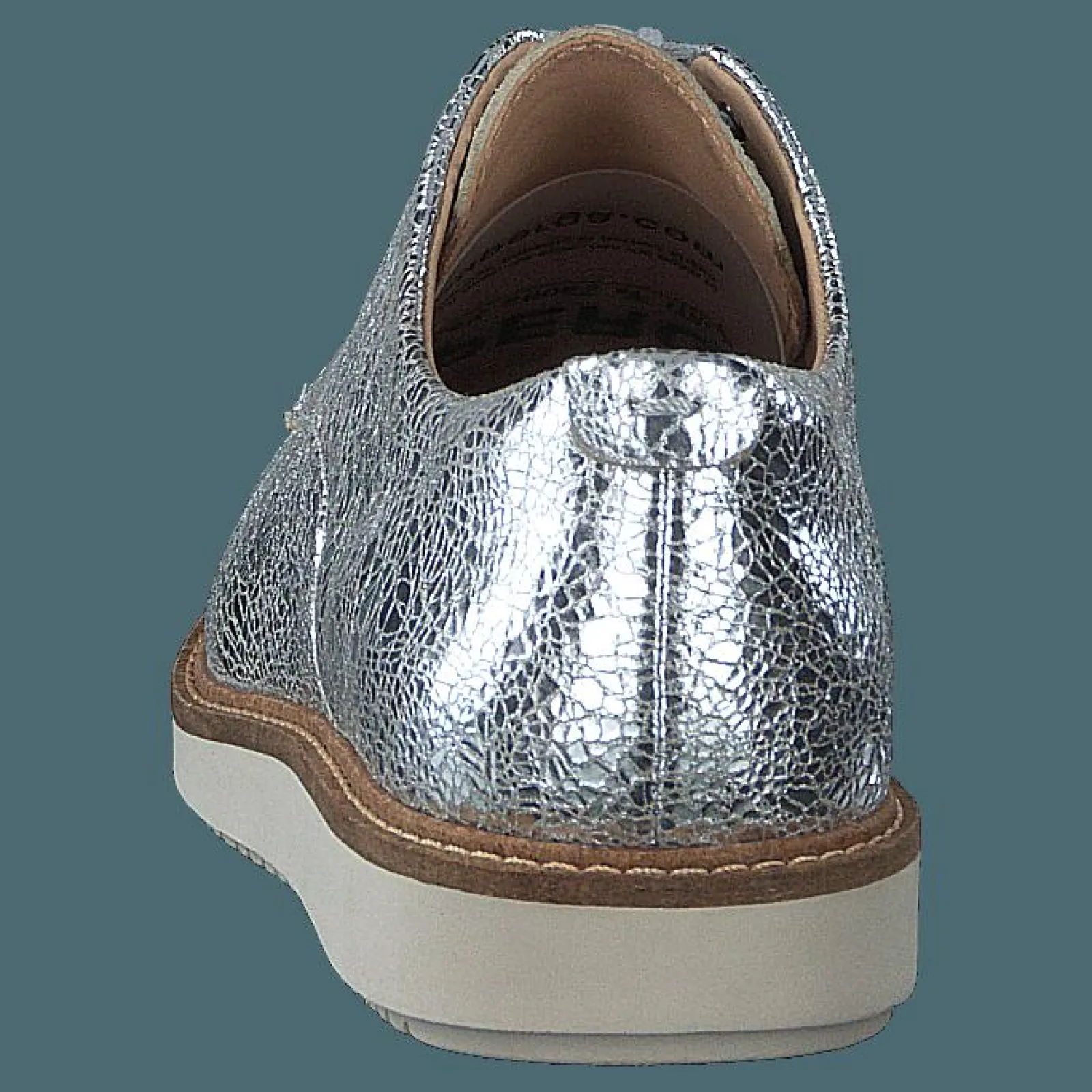 Clarks Glick Darby Silver Metallic