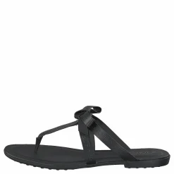 Tod's Gomma Bow Sandal Nero