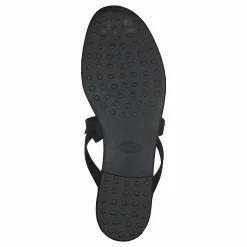 Tod's Gomma Bow Sandal Nero