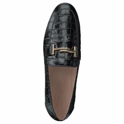 Tod's Gommini Double T Black Printed Reptile