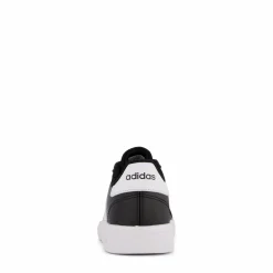 Barn adidas Grand Court Lifestyle Tennis Lace-Up Shoes Core Black / Cloud White / Core Black
