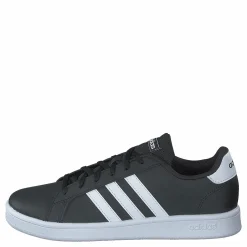 Barn adidas Grand Court Shoes Core Black / Cloud White / Cloud White