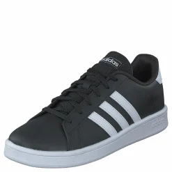Barn adidas Grand Court Shoes Core Black / Cloud White / Cloud White