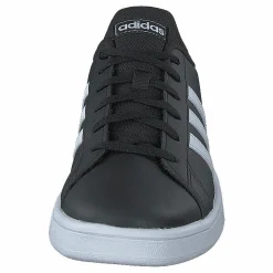 Barn adidas Grand Court Shoes Core Black / Cloud White / Cloud White