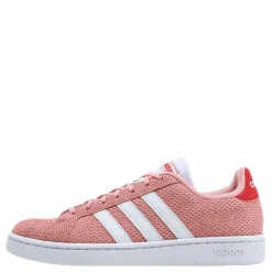 adidas Grand Court Shoes Glow Pink / Cloud White / Glory Red