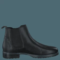 Playboy Footwear Grant Black Leather