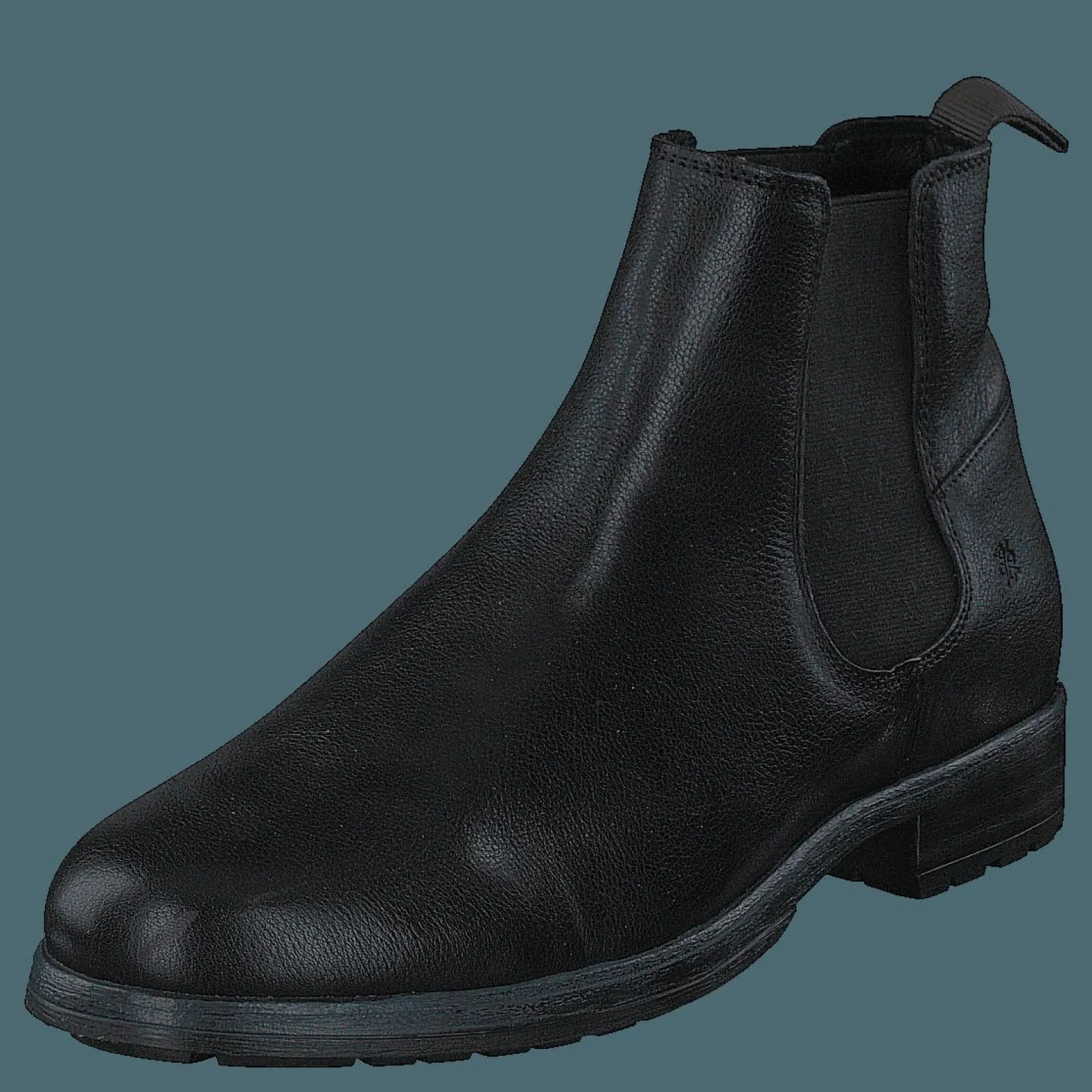 Playboy Footwear Grant Black Leather